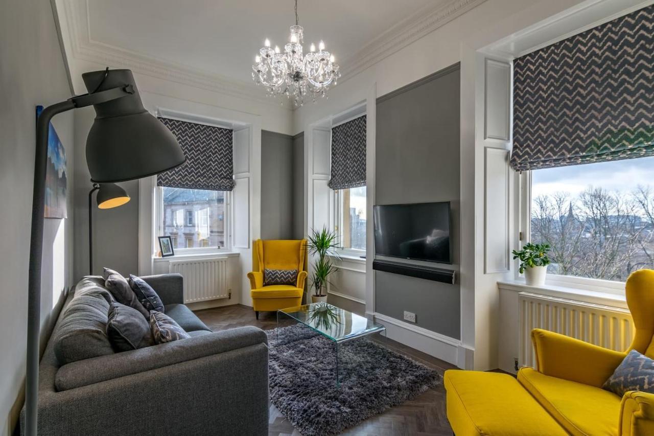 Bright And Airy Apartment Glasgow Bagian luar foto